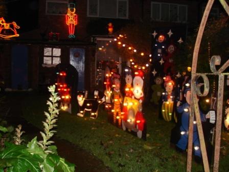 Aldridge Charity Christmas Light display created by Julia & Nick Barnard
 at our home at 70 Westbrook Avenue, Aldridge, the postcode is WS9 0JT for any sat nav users