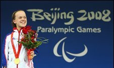 Aldridge Girl Eleanor Simmonds Gold Winner for Team GB from the Paralympics