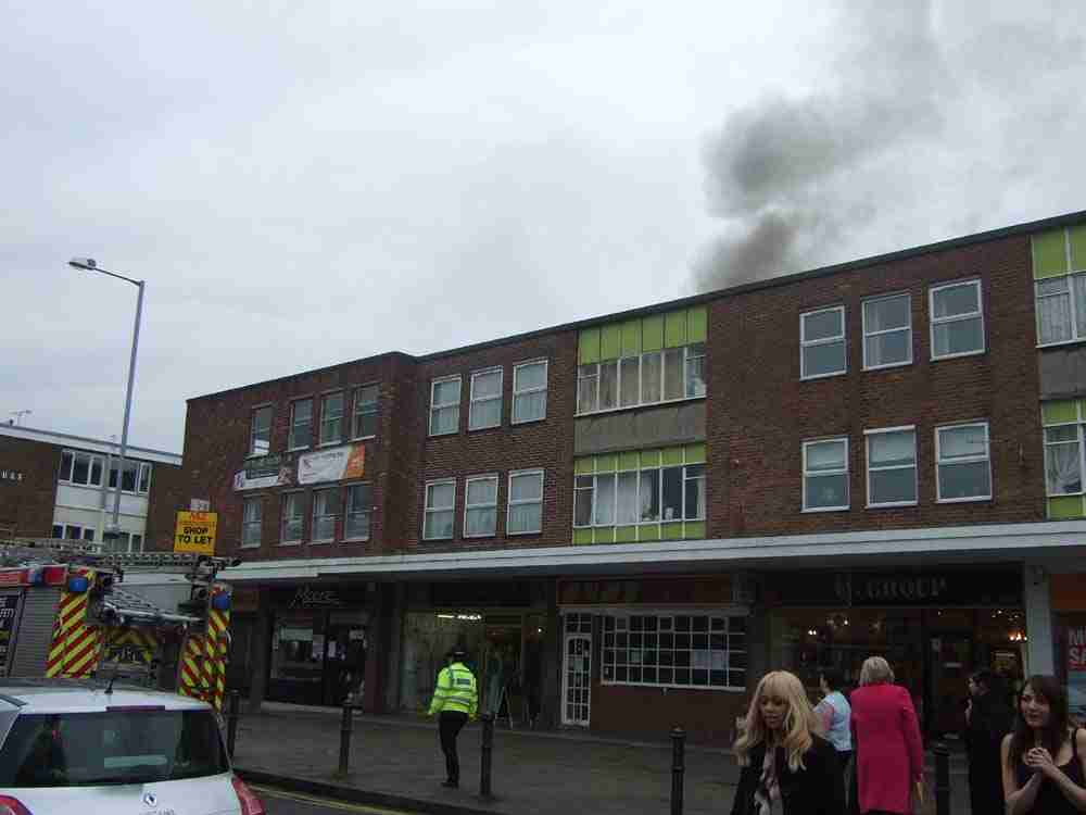 First fire engine arrives on scene in Aldridge